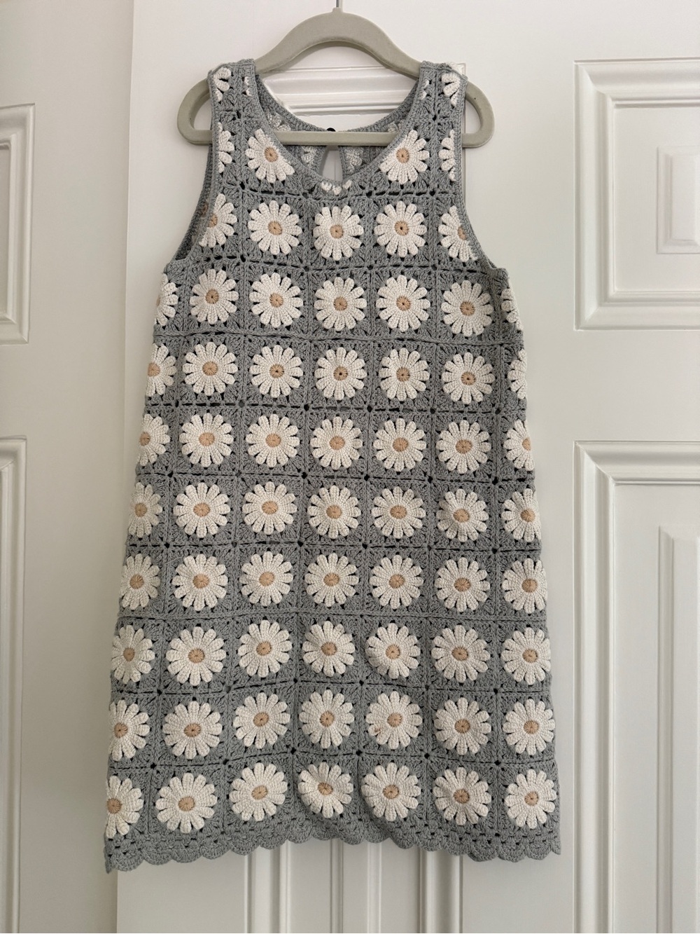 New Rylee + Cru Girls Daisy Crochet Dress Size Youth 8-9